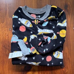 Carter's Black Space-Themed Kids Pajamas
